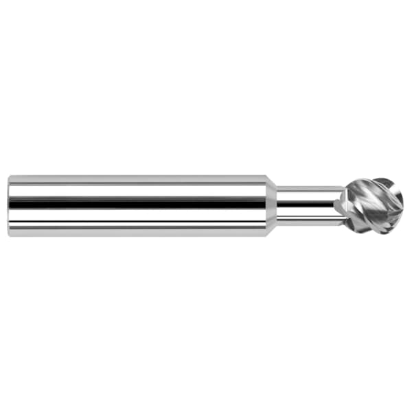 Undercutting End Mill - 270 High Helix, 0.0781" (5/64), Length of Cut: 0.0670"